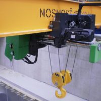 Overhead bridge crane for maintenance of technology