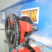 Manuall chain hoist with trolley