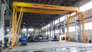 Double girder gantry crane 28t