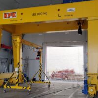 Double girder portal crane - 85000 kg