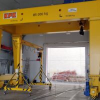 Double girder portal crane - 85 000 kg / 7,7m