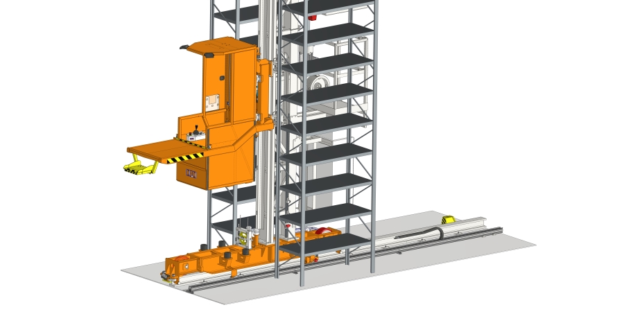 Ministacker  crane RZ 100