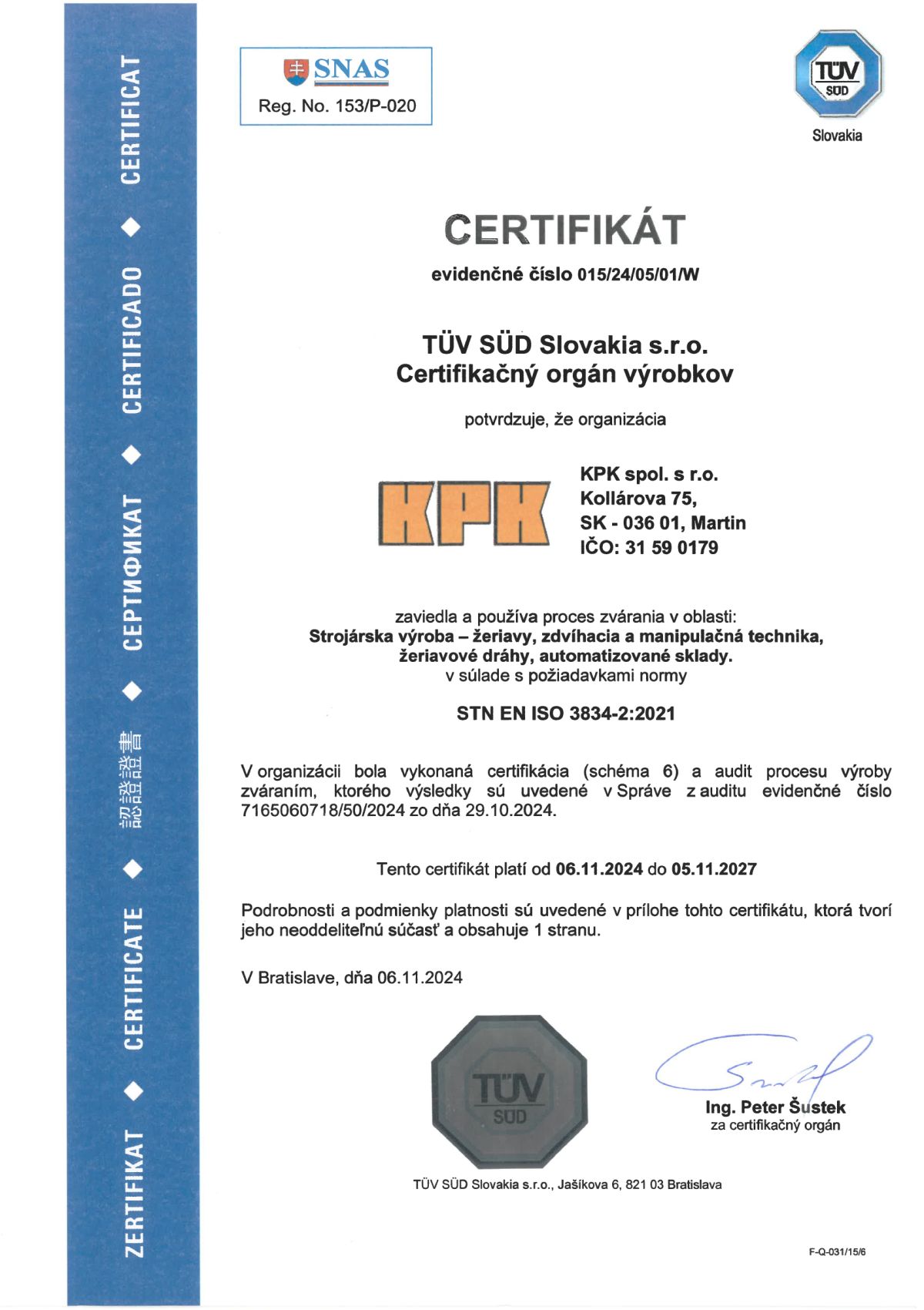 Certifikáty