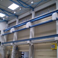 Craneway for wall travelling jib crane